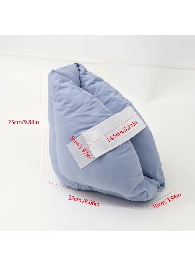 Blue 2 Pack Heel Protector Foot Arch Support Bed Ankle Covers For Patients - Image 3